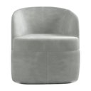 Ver imagem 7 de Poltrona Decorativa Design Moderno Bel Sala de Estar Base Giratória Veludo Cinza G33 - Gran Belo