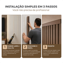 Ver imagem 6 de Kit 6 Barra Perfil de Acabamento para Painel Ripado 2m