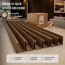Ver imagem 5 de Kit 6 Barra Perfil de Acabamento para Painel Ripado 2m