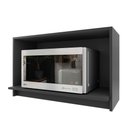 Ver imagem 1 de Armário Aéreo Cozinha 80 cm Bariloche 100 % MDF 6225.33 Chumbo - Indekes