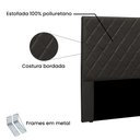 Ver imagem 4 de Cabeceira Dubai para Cama Box Solteiro 90 Cm Corino - D’Rossi