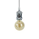 Ver imagem 1 de Pendente Soquete E27 Cromado 150cm PARIS LUZ