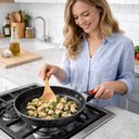 Ver imagem 7 de Frigideira Antiaderente 24cm para Fogão a Gás e Cooktop Fácil de Limpar