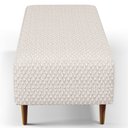 Ver imagem 7 de Kit 02 Puffs Decorativo Sala de Estar Bali W01 Pés Palito 120x50 cm Bouclê Cru - Lyam Lyam Decor