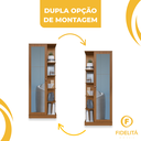 Ver imagem 5 de Sapateira 1 Porta com Espelho Paris Fidelitá Freijó