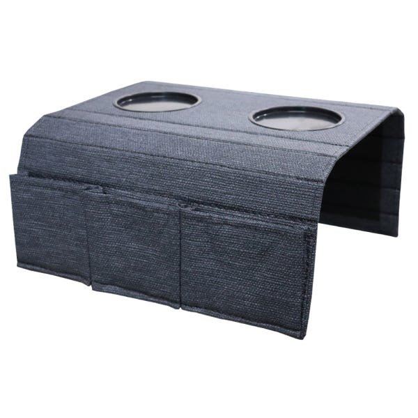 Esteira Porta Copo Braça Para Sofá Cinza - D'Rost - 2
