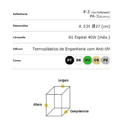 Ver imagem 3 de Poste Colonial P3 com 2,31M Preto Ideal