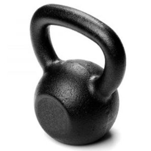 Kettlebel de Ferro Pintado 10kg Preto