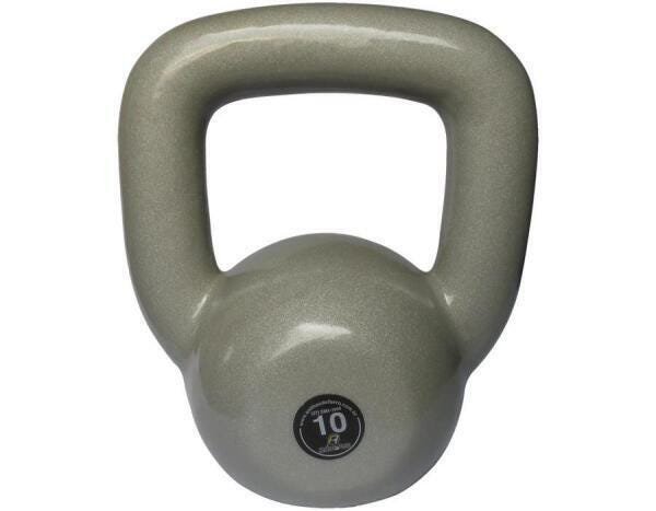 Kettlebell Emborrachado 10 Kg Crossfit Funcional Verde