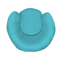 Ver imagem 3 de Poltrona Cadeira Decorativa Pétala - Veludo Azul Turquesa