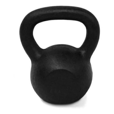 Kettlebell Pintado - 10Kg - Preto