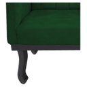 Ver imagem 5 de Poltrona Classic Pés Luís XV Suede Verde - Doce Sonho Móveis