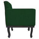 Ver imagem 3 de Poltrona Classic Pés Luís XV Suede Verde - Doce Sonho Móveis