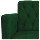 Ver imagem 6 de Poltrona Classic Pés Luís XV Suede Verde - Doce Sonho Móveis