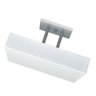 Lustre de Luz Indireta Sobrepor 30x30 Branco - 1