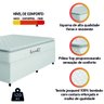Cama Box Casal Queen Colchão Espuma D33 Pillow Top New Millenium Branco Hellen - 5
