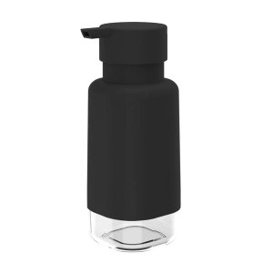 Dispenser Porta Detergente e Sabonete Líquido 500ml Trium - Ou - Preto