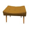 Puff Requinte Palito Mel Suede Mostarda - Doce Sonho Móveis - 2