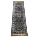 Ver imagem 3 de Passadeira Persa Royal Cinza 75x200cm Fio Acetinado - Decoração para Corredor