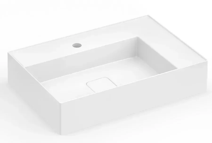 Ver imagem 1 de Cuba de Apoio Retangular com Mesa 620x425 Platinum P8