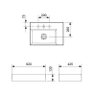 Cuba de Apoio Retangular com Mesa 620x425 Platinum P8 - 4