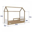 Ver imagem 5 de Cama Infantil Montessoriana sem Colchão Linha Infanto Aveiro Oak/Branco CM010 Completa Móveis