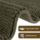 Ver imagem 5 de 2 Tapete Banheiro Antiderrapante Macio Bolinha Macarrão Dka