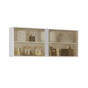 Ver imagem 1 de Armário de Cozinha Aéreo Porta Correr MDP Reflecta Valencia Plus Sallêto Móveis 54,5x120x24,5 Branco