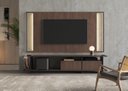 Ver imagem 2 de Painel para Rack Leather 190 cm Madeira Aço Assinado por Ramon Zancanaro Ccl