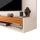 Ver imagem 5 de Painel para Tv até 75 Polegadas Ripado Brasil 183cm:off White/cedro