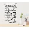 Adesivo de Frases Para Pet Shop e Veterinária Sem raça - 1