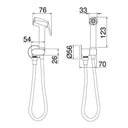 Ver imagem 2 de Ducha Higiênica Lorenzetti Loren Loft 1984 R82 Rose Gold