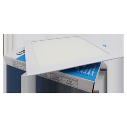 Luminária Painel Plafon Led 25w Quadrado Embutir Branco Frio Gesso Teto - 2