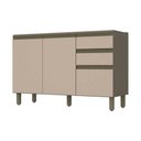 Ver imagem 1 de Balcão Pia 3 Portas 120Cm Henn Duna cristal