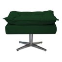 Ver imagem 1 de Puff Opala Base Giratória de Metal Suede Verde