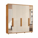 Ver imagem 2 de Guarda Roupa 2 Espelhos 6 Portas 230cm Veronese 165 Espazzo Madetec