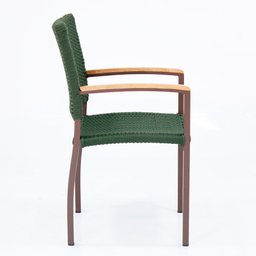 Jogo de Mesa Ripada 90cm + 4 Poltronas para Jardim - 6