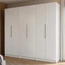 Ver imagem 1 de Guarda-roupa Modulado 240 Cm 6 Portas 6 Gavetas Branco Neo Madesa 03