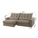 Ver imagem 6 de Sofá Classic Veludo 02 Módulos 90 Cm B25 Cm Meu Sofá Online