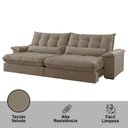Ver imagem 4 de Sofá Classic Veludo 02 Módulos 90 Cm B25 Cm Meu Sofá Online