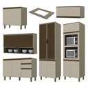 Ver imagem 3 de Cozinha Completa 6 Peças Connect Duna/cristal com Torre Quente e Cristaleira - Móveis Henn