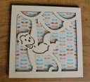 Ver imagem 6 de Kit 6 Quadro Decorativo Safari 16,5x 16,5 Cm Adesivado Make Laser QDSFR