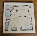 Ver imagem 5 de Kit 6 Quadro Decorativo Safari 16,5x 16,5 Cm Adesivado Make Laser QDSFR