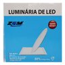Luminária Painel Plafon Led 18w Quadrado Embutir Branco Frio Gesso Teto - 1