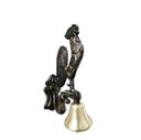 Ver imagem 2 de Sino Galo Bronze Base Alumínio Parede Fazenda Sítios Granjas