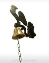 Ver imagem 5 de Sino Galo Bronze Base Alumínio Parede Fazenda Sítios Granjas