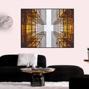 Ver imagem 1 de Quadro Canvas Prédios Amarelos 50x70