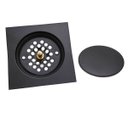 Ver imagem 4 de Ralo Inteligente Click Inox 15x15 Cm Quadrado Banheiro Preto Lavabo Veda Cheiro