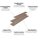 Ver imagem 4 de Kit Piso Vinílico Colado Régua Sofisticato 2mm 11m²