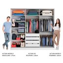 Ver imagem 6 de Guarda Roupa Casal 100% Mdf Madesa Royale 3 Portas de Correr